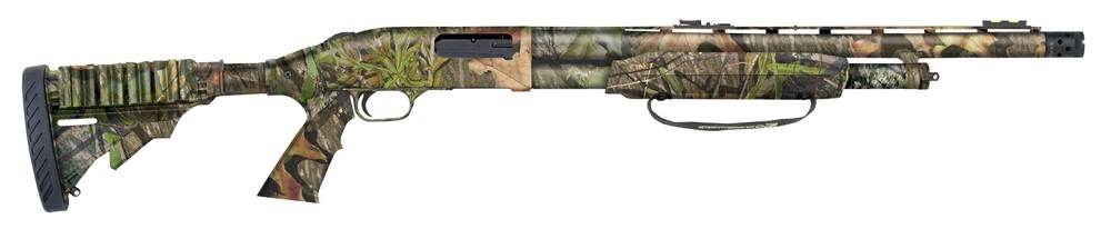 Mossberg 53265 500 Tactical Turkey 12 Gauge 5+1 3" 20" Vent Rib Barrel, Dual Extractors, Overall Mossy Oak Obsession, Synthetic 6 Position Stock w/Shell Holder, Includes X-Factor Ported Choke