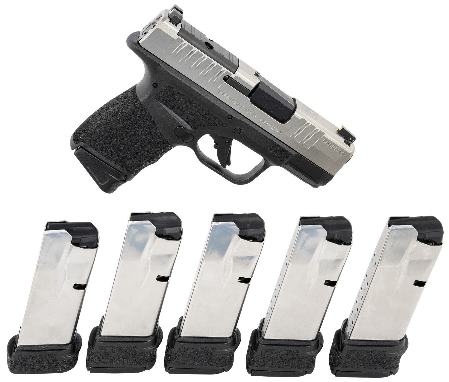 SPRINGFIELD ARMORY HELLCAT, 9MM 3", STAINLESS/BLUE, 6-13RD MAGS, LIMITED EDITION