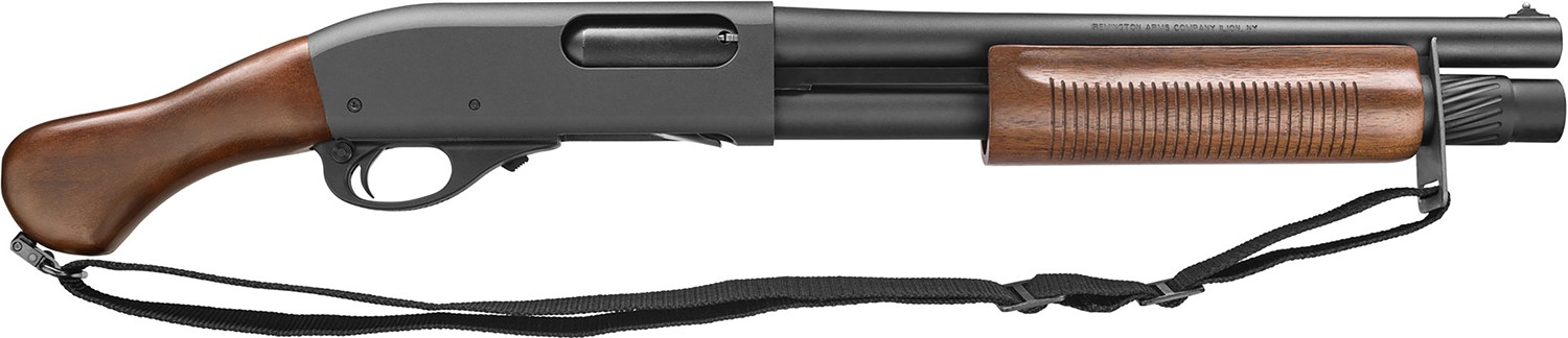 Remington 870 Tac- 14 12GA 5+1 14" Matte Blued Satin Hardwood Fixed Pistol Grip