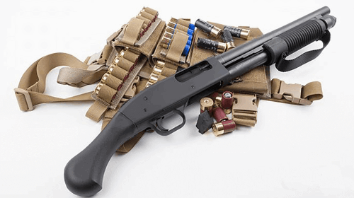 Try the Shockwave today at our Racine gun store Mossberg 590 shockwave 410 gauge