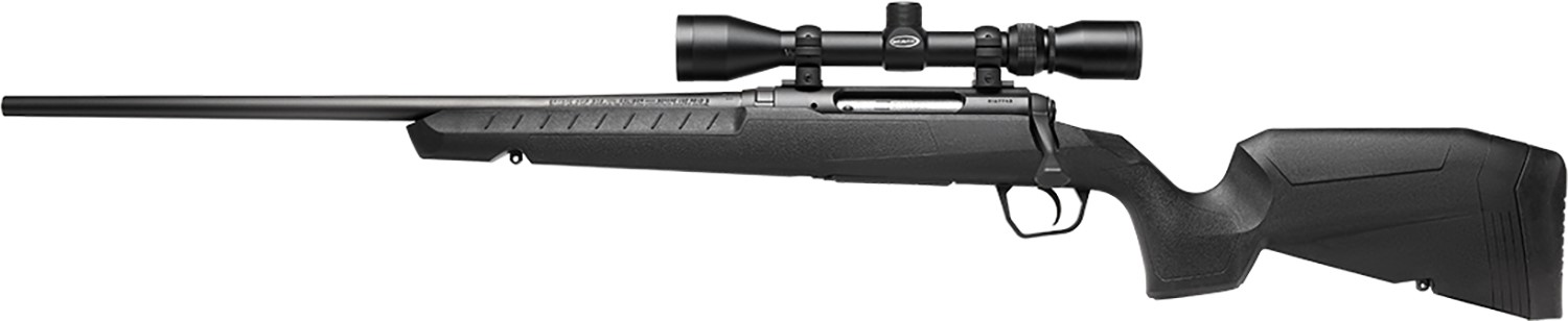 SAVAGE AXIS XP COMBO, 30-06, 22" LEFTHAND, BLK SYNTH STK, BLUE RECEIVER, 3-9X40 SCOPE, 4RDS SAVAGE AXIS XP COMBO, 30-06, 22" LEFTHAND, BLK SYNTH STK, BLUE RECEIVER, 3-9X40 SCOPE, 4RDS