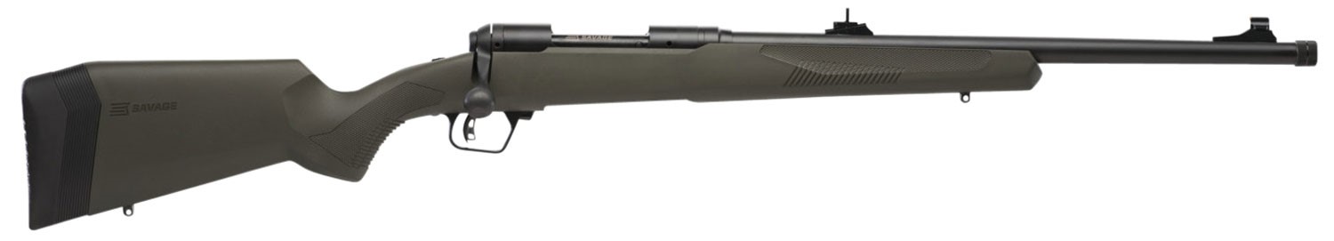 Savage Arms 57018 110 Hog Hunter 223 Rem 4+1 20", Matte Black Metal, OD Green Synthetic Stock