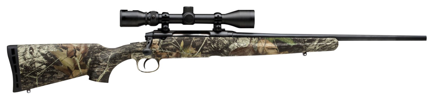 SAV AXIS XP CPCT PKG 7MM-08 20" W/WVR 3-9x40 SCOPE, BREAKUP COUNTRY CAMO