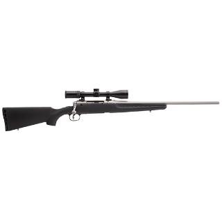 SAVAGE AXIS XP 6.5CR 22" STAINLESS STEEL, SYNTH STK W/WVR 3-9x40 SCOPE