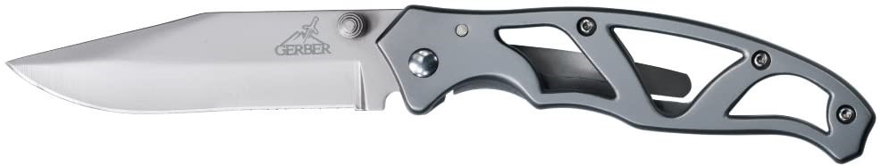 GERBER KNIFE, PARAFRAME MINI, 2.25" SERRATED BLADE