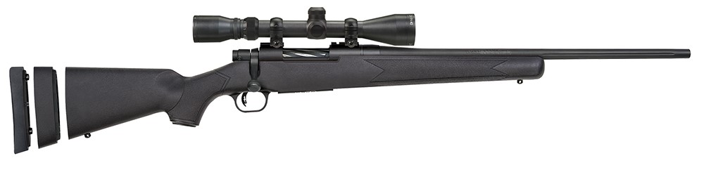 MOSSBERG PATRIOT YOUTH SUPER BANTAM 308WIN, 20" SCOPED BLK/SYNTH STK