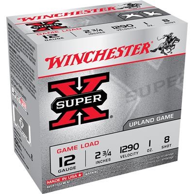 WINCHESTER #XU128 12G, 2.75" #8, 25RDS