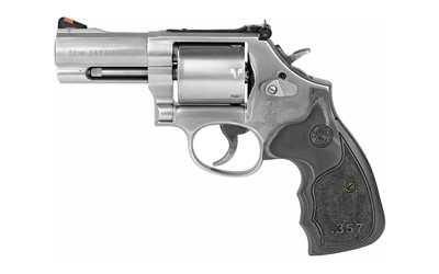SMITH AND WESSON 686, UNFLUTED, 357MAG, 3", S/S, 7RDS