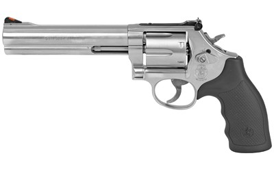 S&W Model 686 .357 Magnum/.38 Special +P 6 Inch Barrel Satin Stainless Finish Adjustable Sight Internal Lock 6 Round