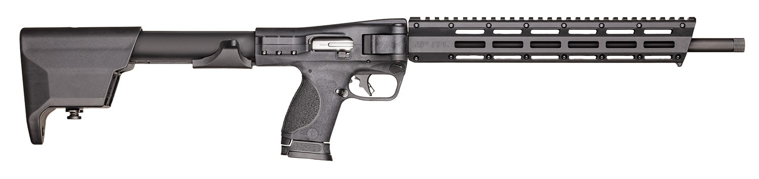 SMITH AND WESSON MP FPC, 9MM, 16.25" SHOTGUN, OPTICS READY, FOLDING STK, MLOK HANDGUARD, 2-17RD, 1-2