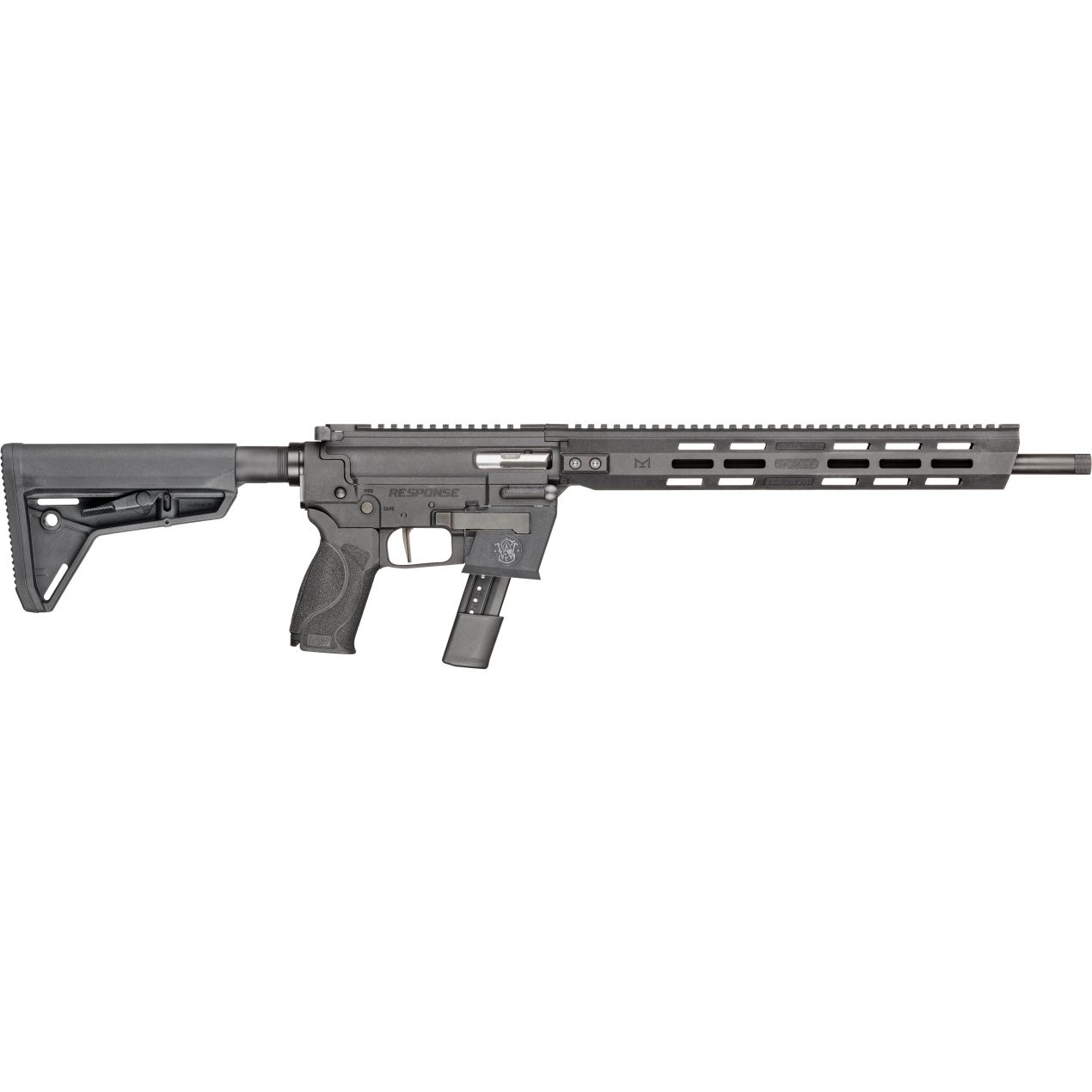 SW RESPONSE, 9MM, 16.5" RIFLE, OPTICS READY, MLOK HANDGUARD, FULL RAIL, 2-23RD MAGS