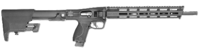 SW FPC, .22LR, 16.25" Threaded Barrel, Optic Ready, Folding Stock, M-LOK, Black, (3) 20rd Mags SW FPC, .22LR, 16.25" Threaded Barrel, Optic Ready, Folding Stock, M-LOK, Black, (3) 20rd Mags