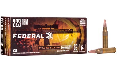 FEDERAL #F223MSR1 223 62G FUSION, 20RDS