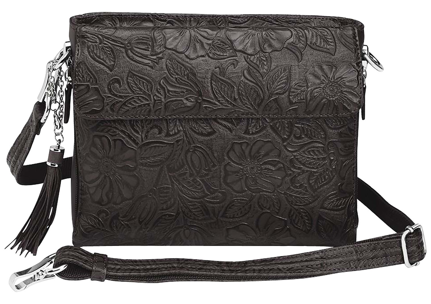 GTM CROSSBODY PURSE, BRN LTHR INCLUDING HOLSTER GTM CROSSBODY PURSE, BRN LTHR INCLUDING HOLSTER