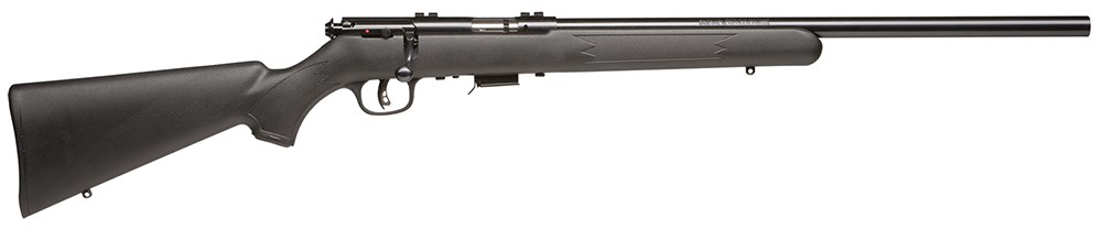 SAVAGE MKII FV 22LR, 21" BLUE RCVR, BLACK SYNTHETIC STOCK, 5RDS