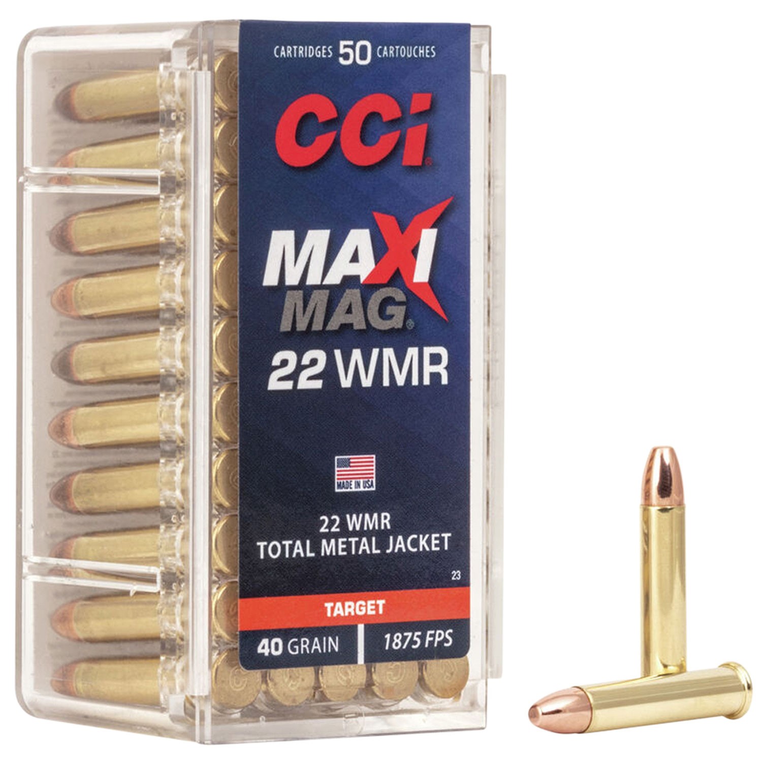 CCI #0023 22WMR MAXI-MAG HS, 50RDS