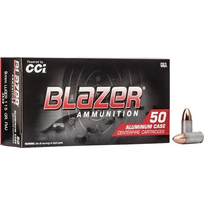 CCI BLAZER ALUM, 9MM 115G FMJ-50RDS