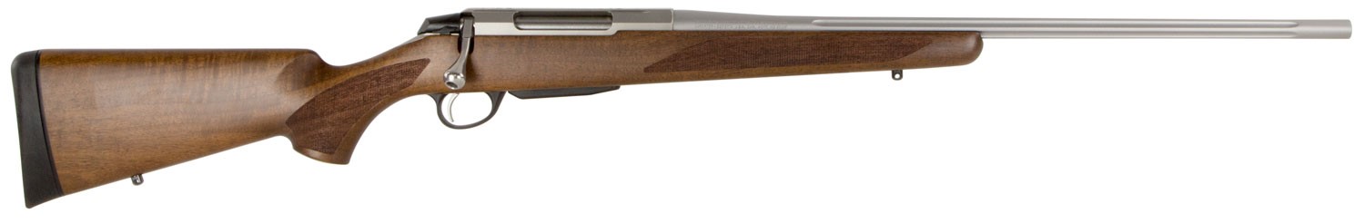 Tikka JRTXA716 T3x Hunter 308 Win 3+1 22.40" Fluted Barrel, Stainless Steel Metal Finish, Oiled Wood Stock