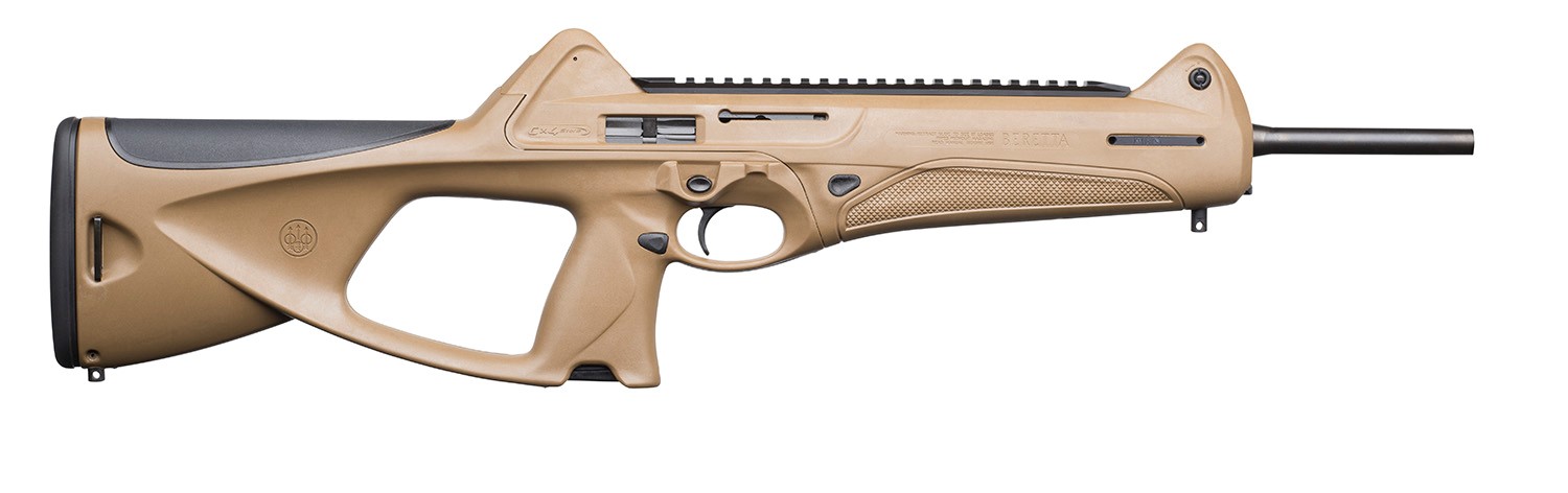 BERETTA CX4 STORM, 9MM 16.6" FDE, W/THUMBHOLE STK, 20RDS