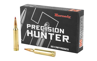 HORNADY #80636 PRECISION HUNTER 7MMREM 162GR ELD-X, 20RDS