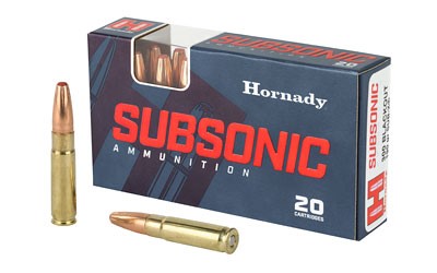 HORNADY #80877 300BLKOUT 190GR FLEXTIP HOLLOW POINT, 20RDS, SUBSONIC