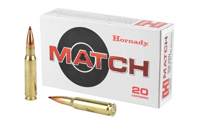 HORNADY #80966 308WIN 168G ELD-M, 20RDS