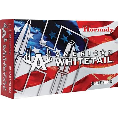 HORNADY #81084 AMERICAN WHITETAIL, 30-06, 180GR INTERLOCK, 20RDS