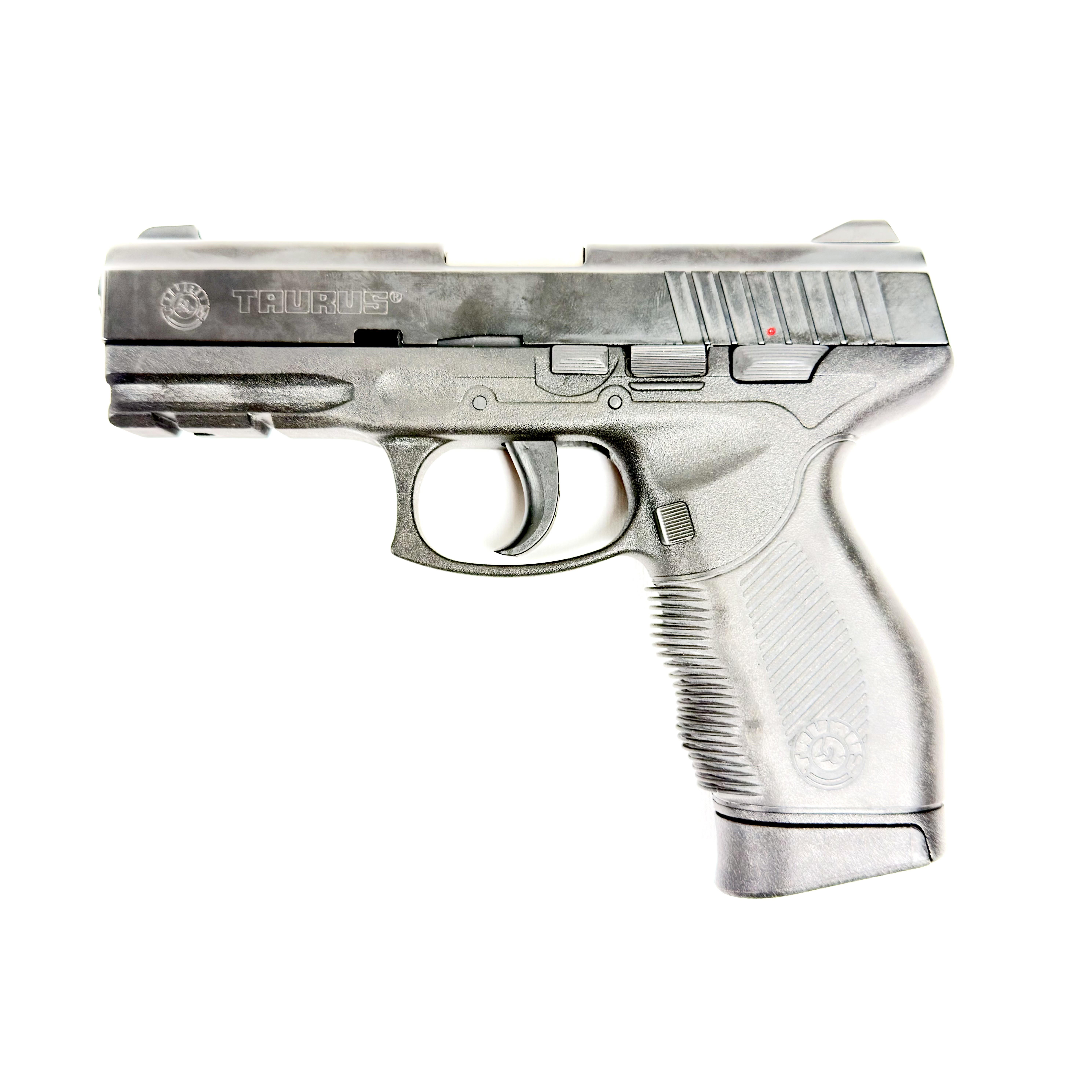 TAURUS PT24/7, 9MM, 4", W/ 2MAGS, ORIG BOX, USED