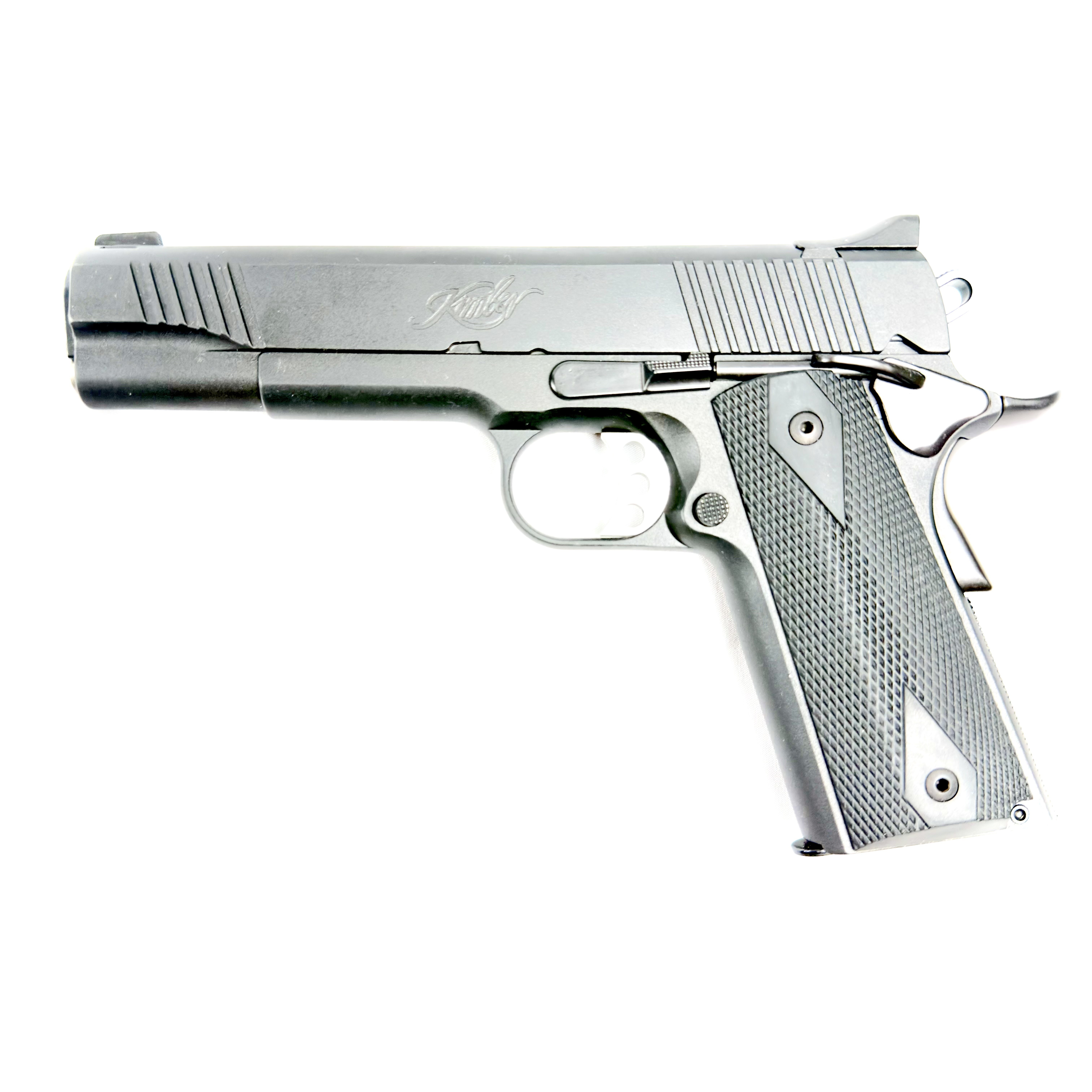 KIMBER CUSTOM II, 45ACP, 5", W/ 3MAGS, ORIG BOX, USED