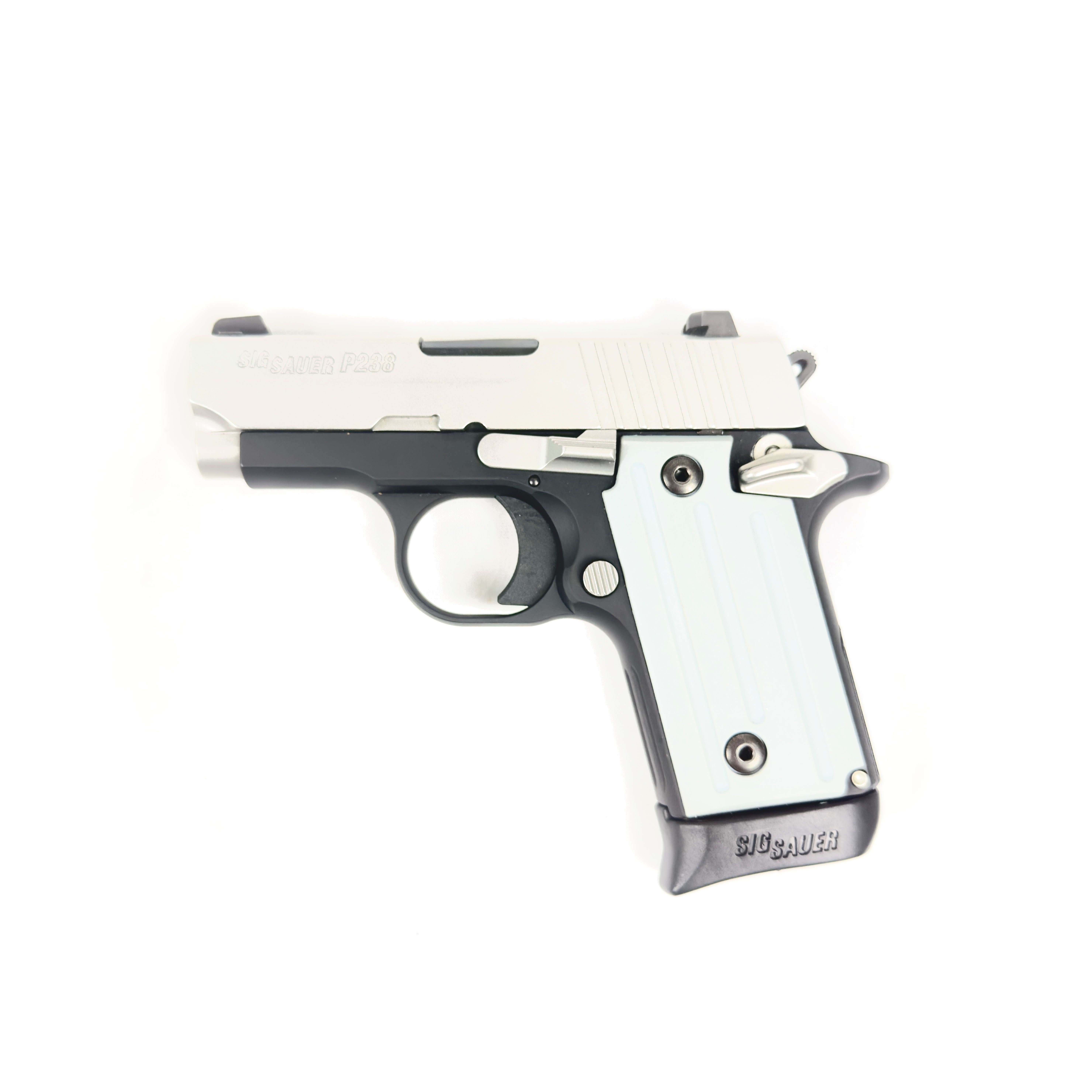 SIG SAUER P238, 380AUTO, 2.75", W/ 2MAGS, ORIG BOX, USED