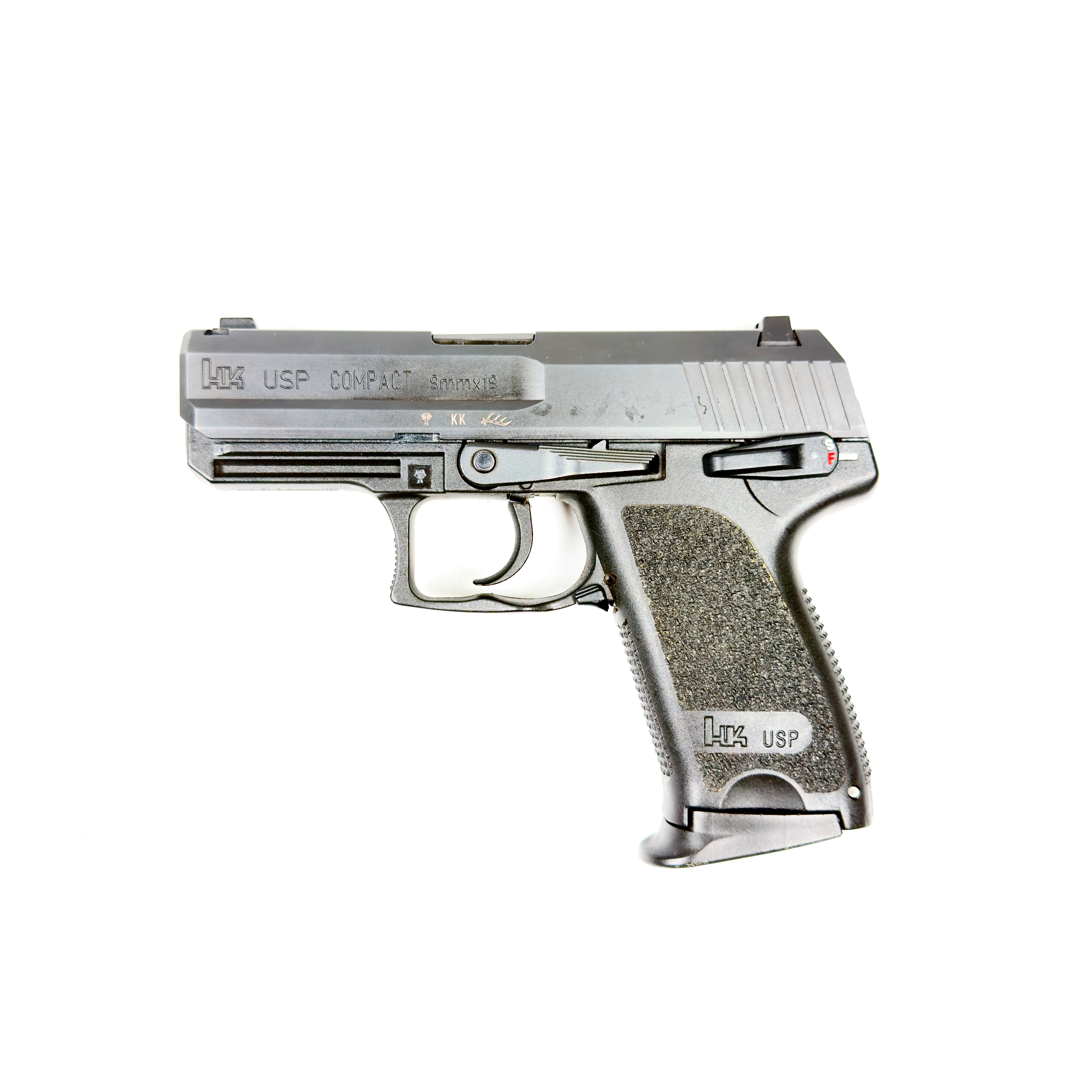 H&K USP COMPACT, 9MM, 4", W/ 3MAGS & ORIG BOX, USED H&K USP COMPACT, 9MM, 4", W/ 3MAGS & ORIG BOX, USED