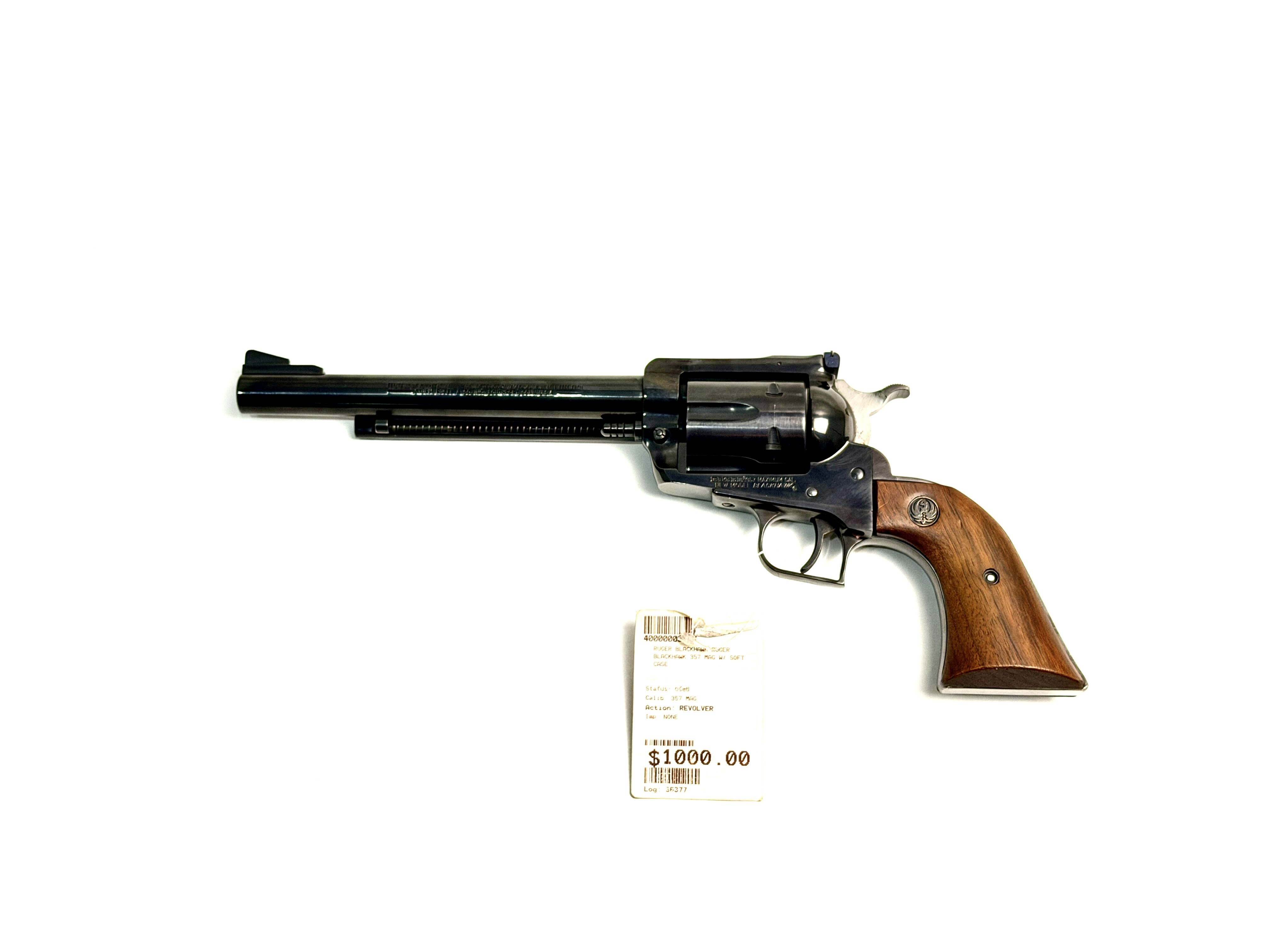 RUGER BLACKHAWK, .357MAG, 7.5", 6 SHOT, USED