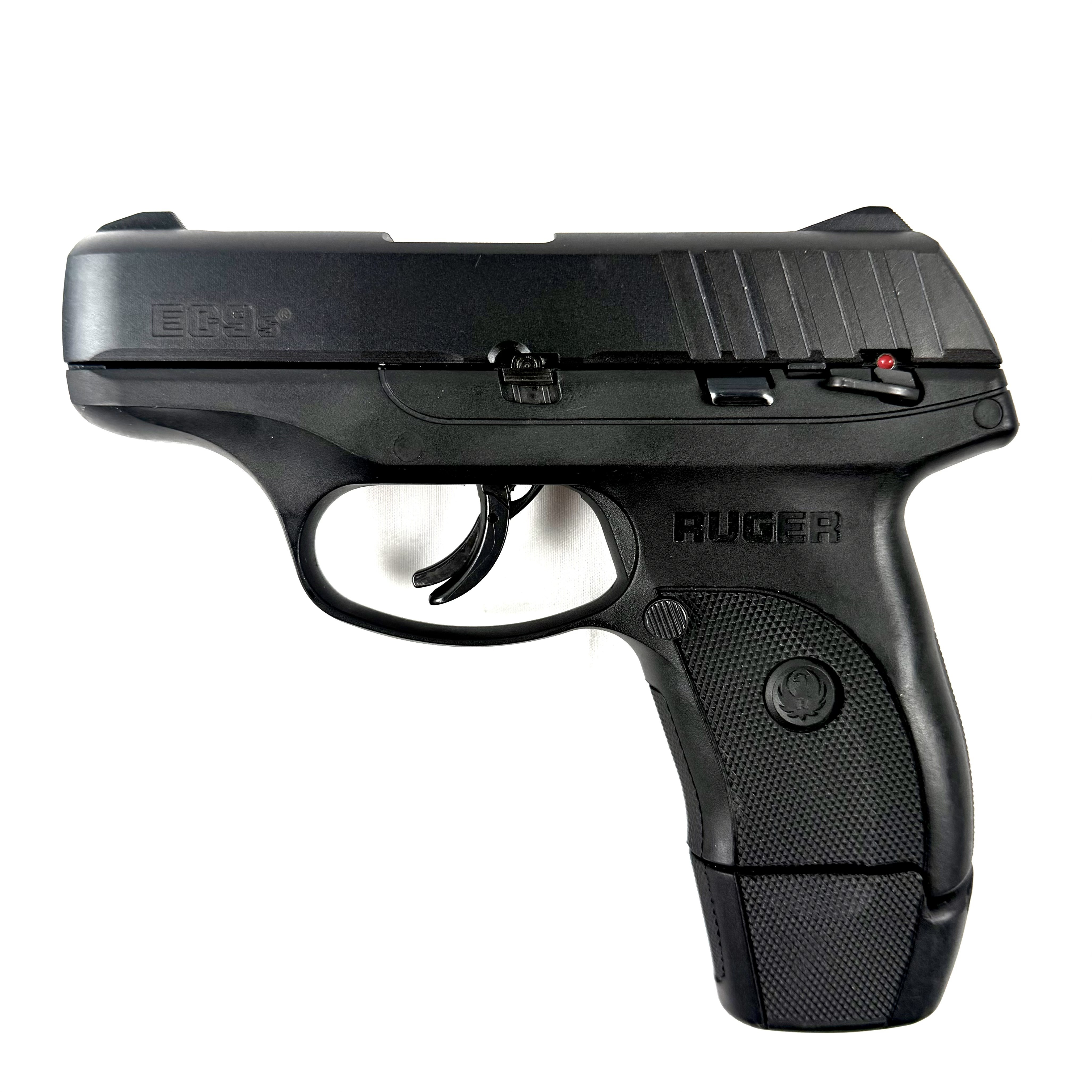 RUGER EC9S, 9MM, 3.12", BLACK, W/ BOX, USED