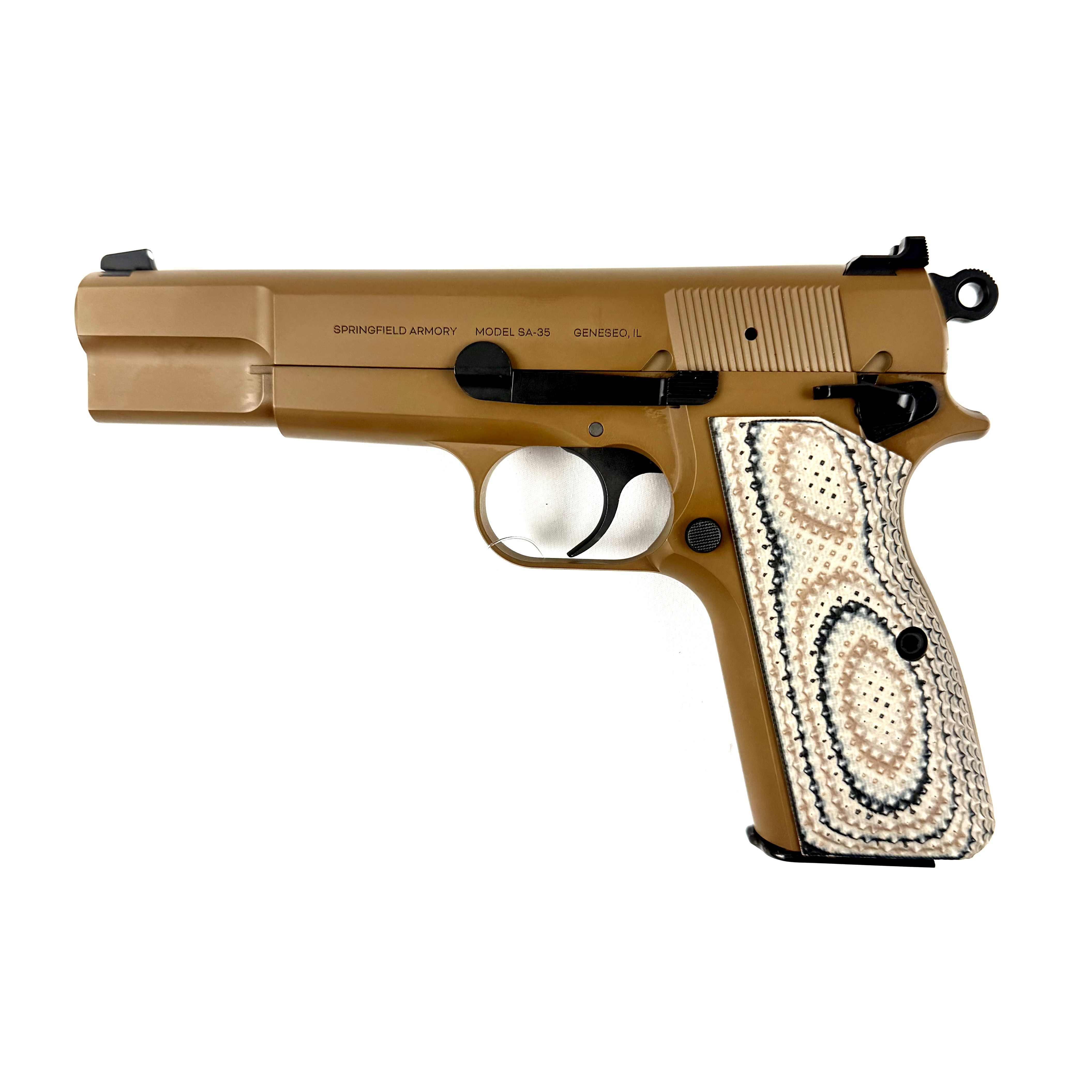 SPRINGFIELD ARMORY SA-35, 9MM, 4.625", W/ 1 MAG & BOX, USED