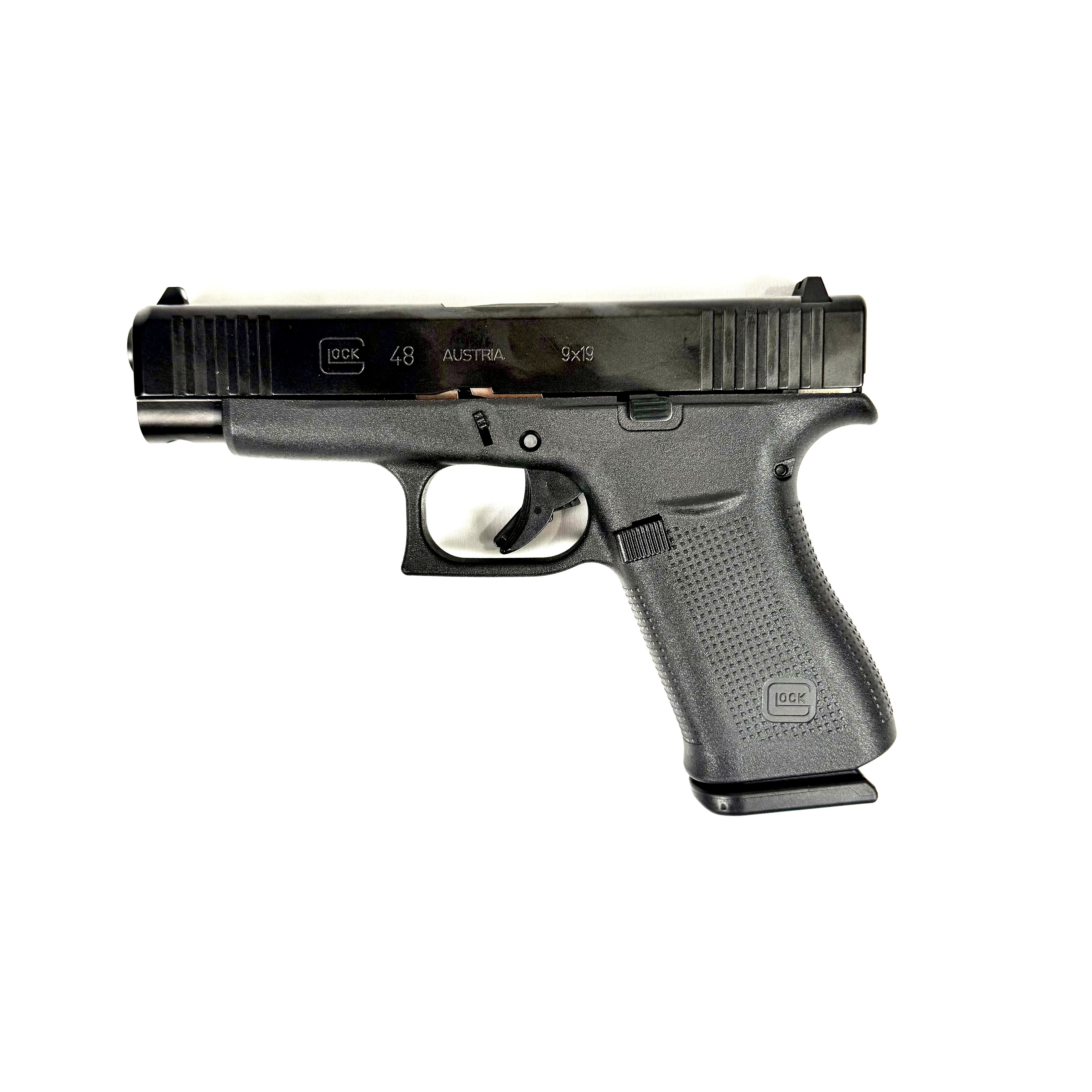 GLOCK 48, 9MM, 4.17", W/ 2MAGS, ORIG BOX, USED