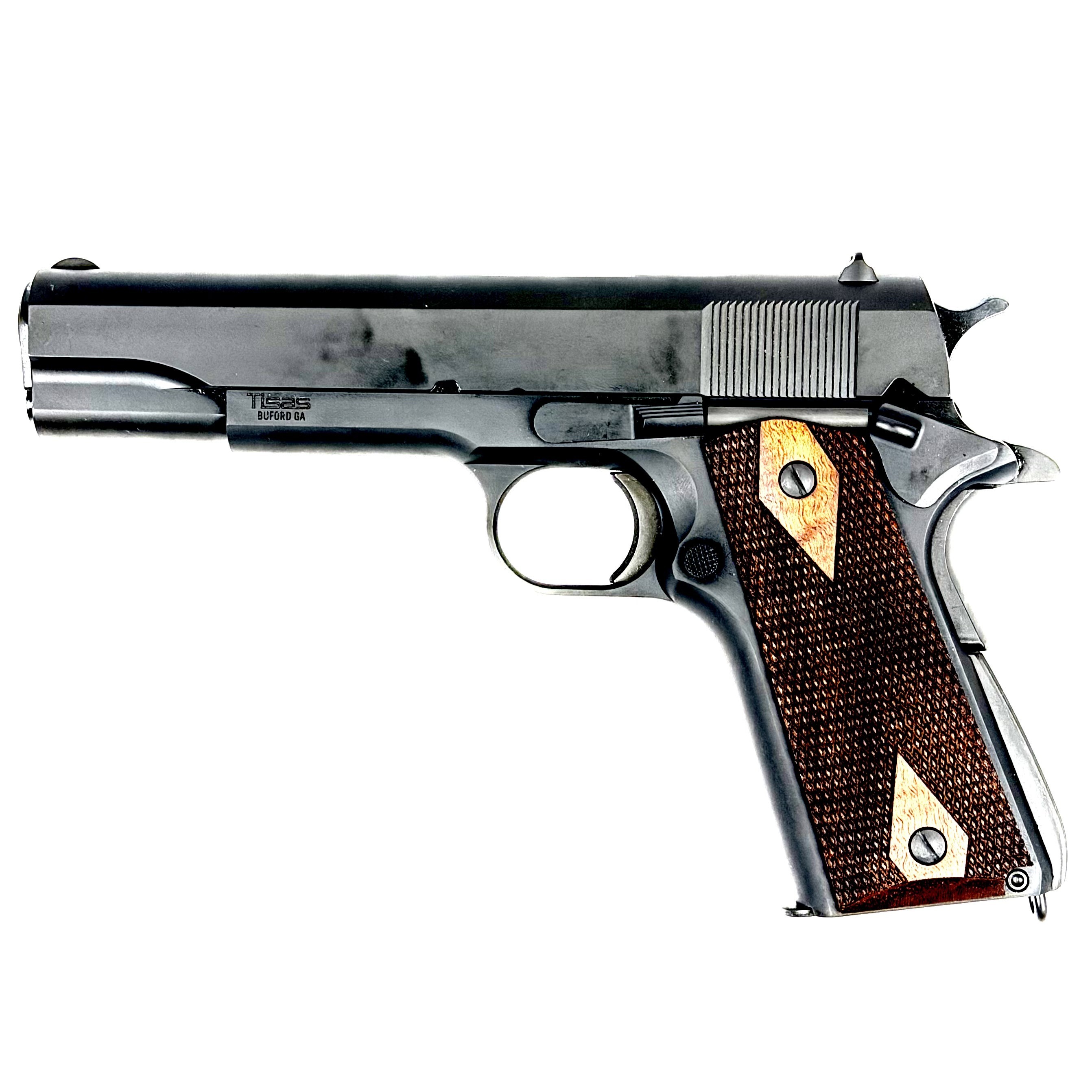 TISAS 1911 DUTY, 45ACP, 5", W/ 2 MAGS, ORIG CASE, USED