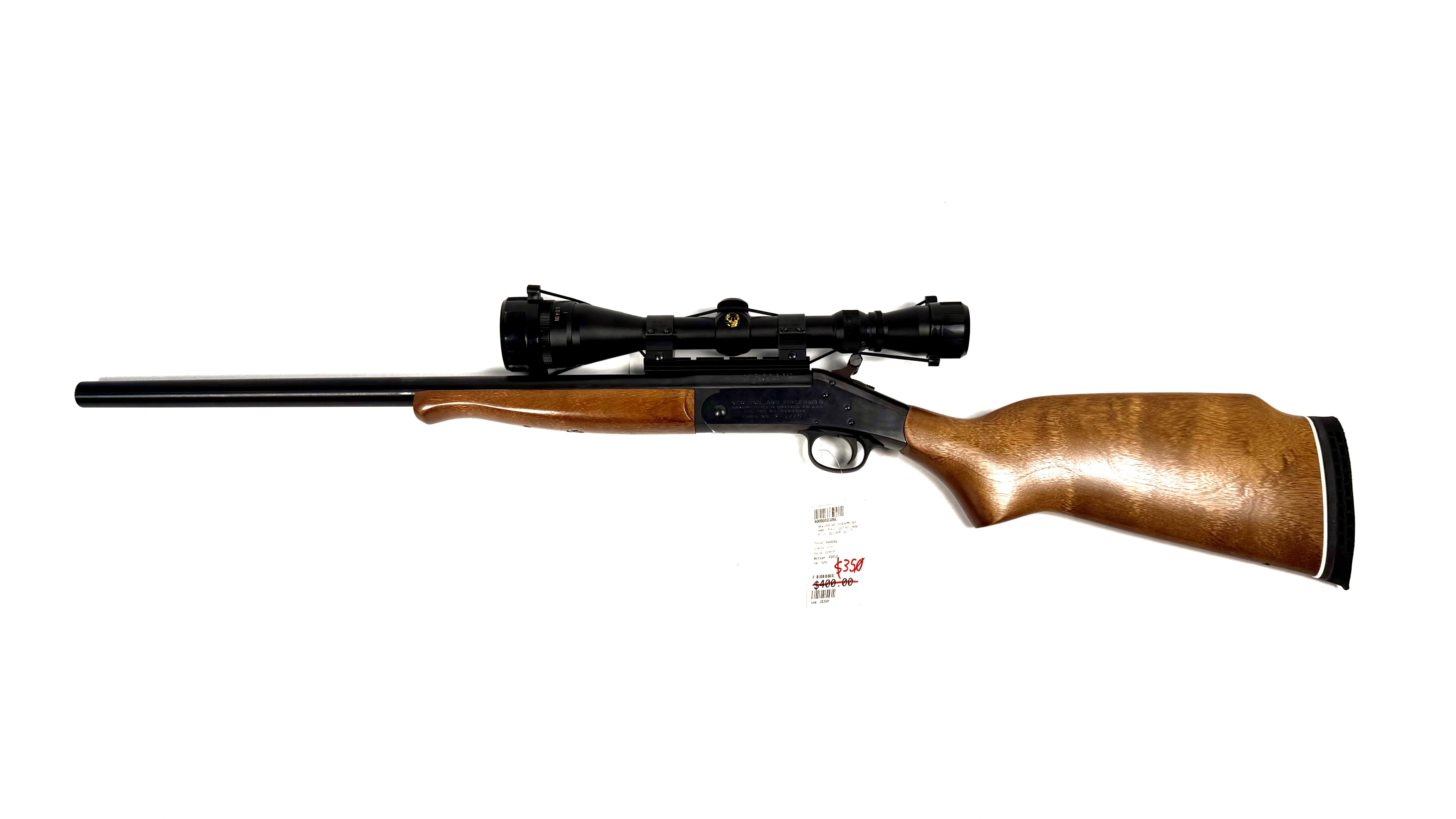 NEW ENGLAND FIREARMS, NEF HANDI RIFLE, .223REM, 22", USED