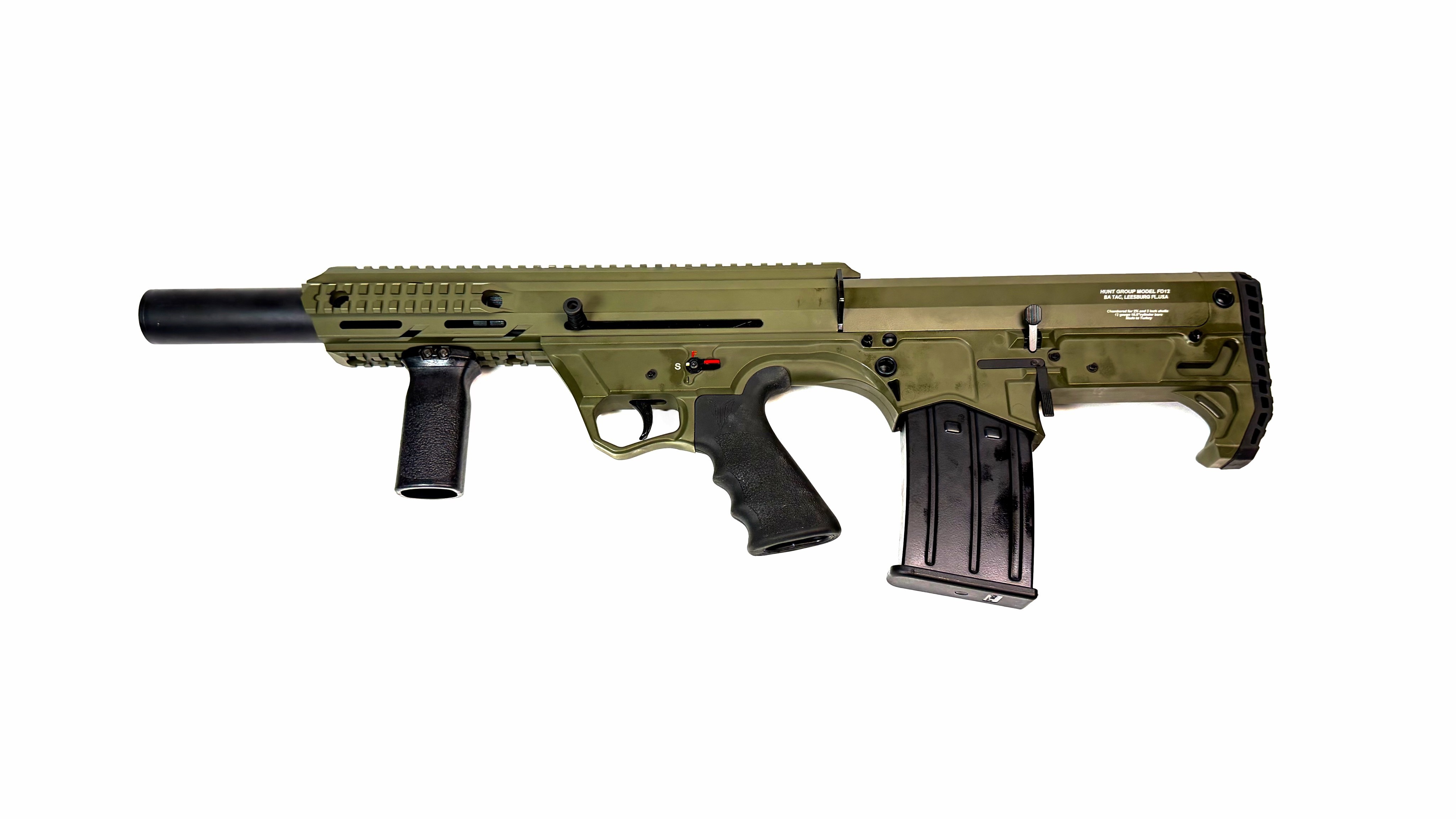 BLACK ACES TACTICAL FD12, 12GA, 18.5", W/ CASE AND 2MAGS, USED