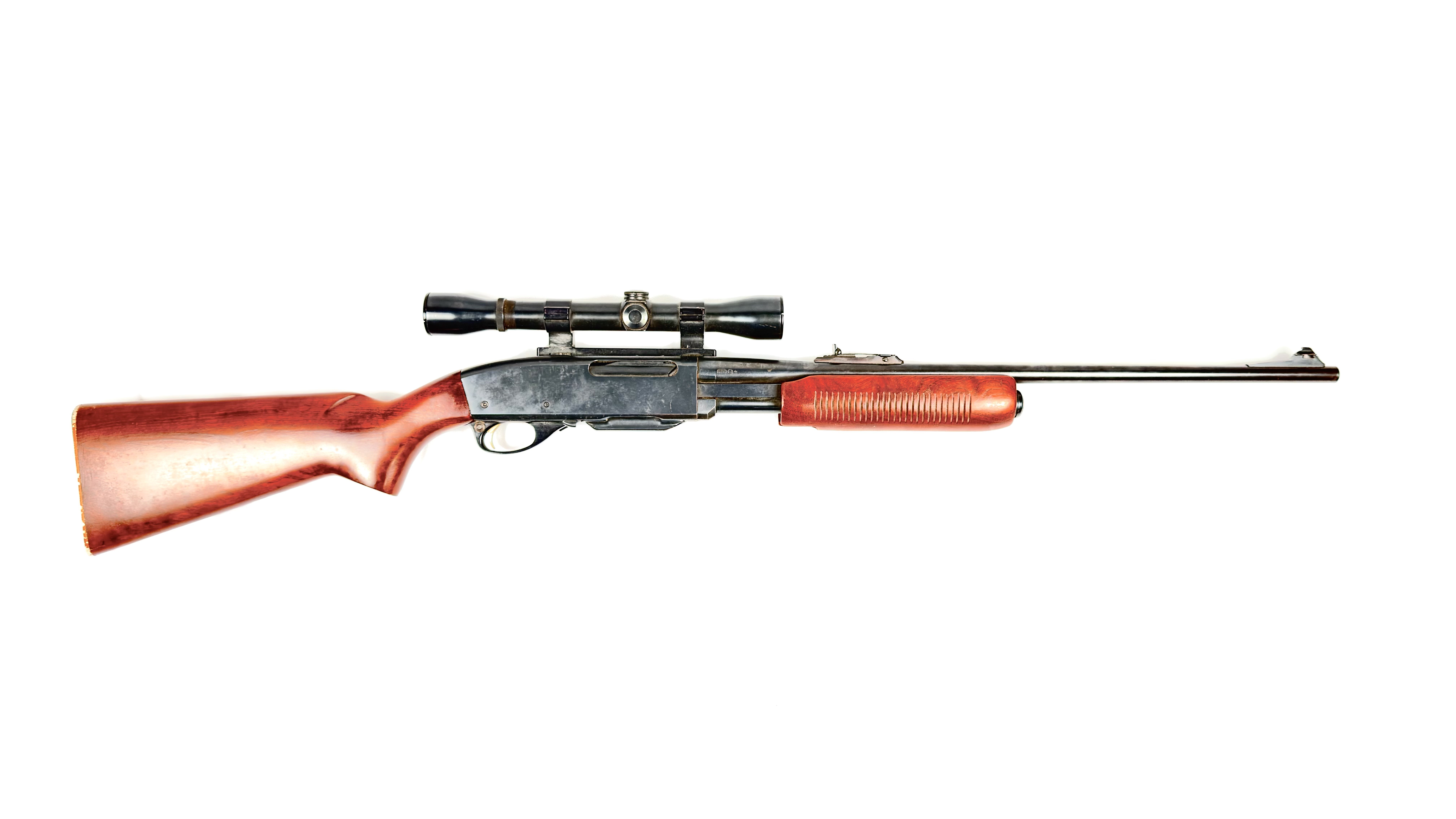 REMINGTON 760 GAMEMASTER, 30-06, 22", W/ SCOPE, USED
