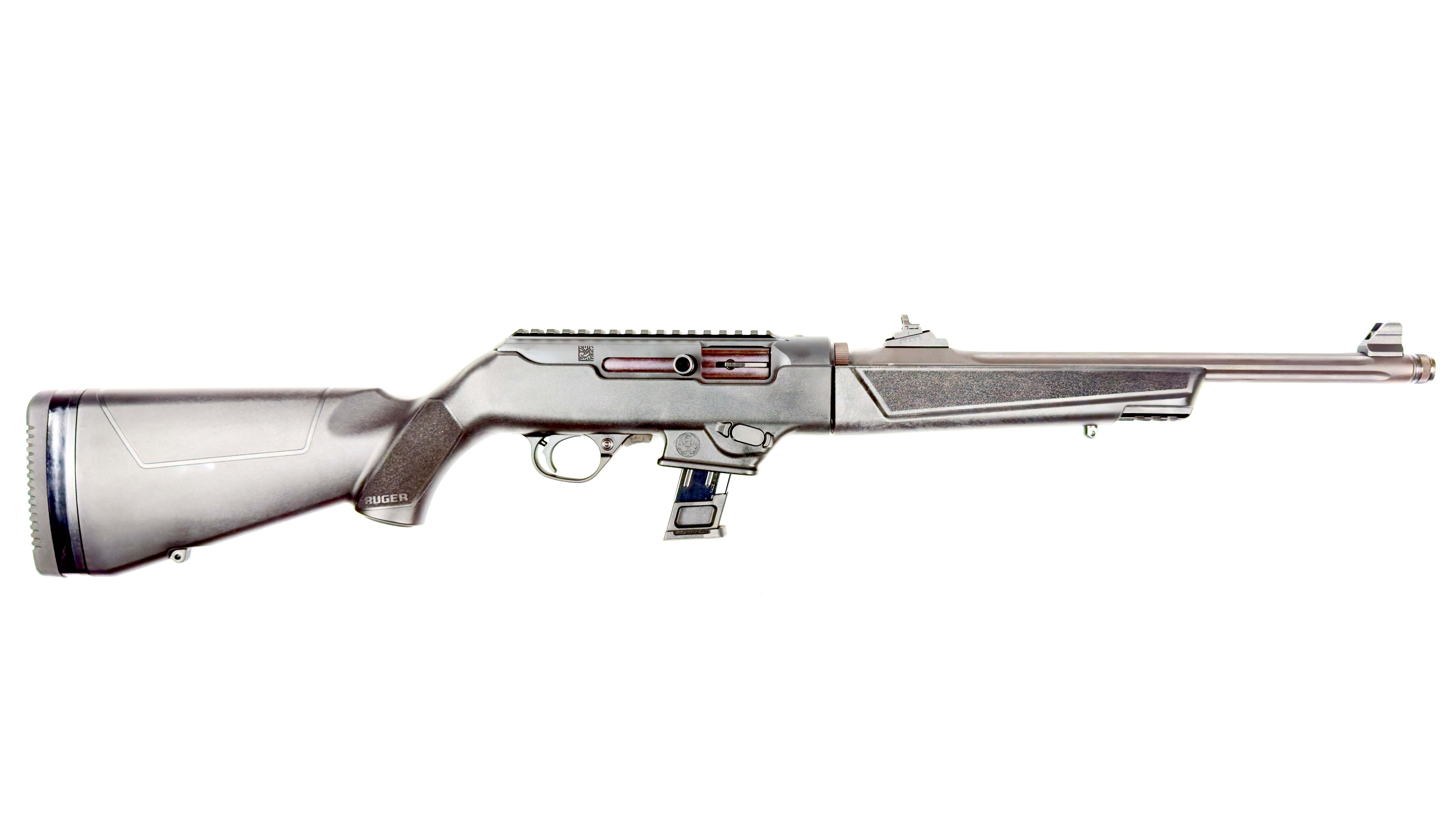 RUGER PC CARBINE TAKEDOWN, 9MM, 16.12", W/ 2 MAGS, HARD CASE, USED