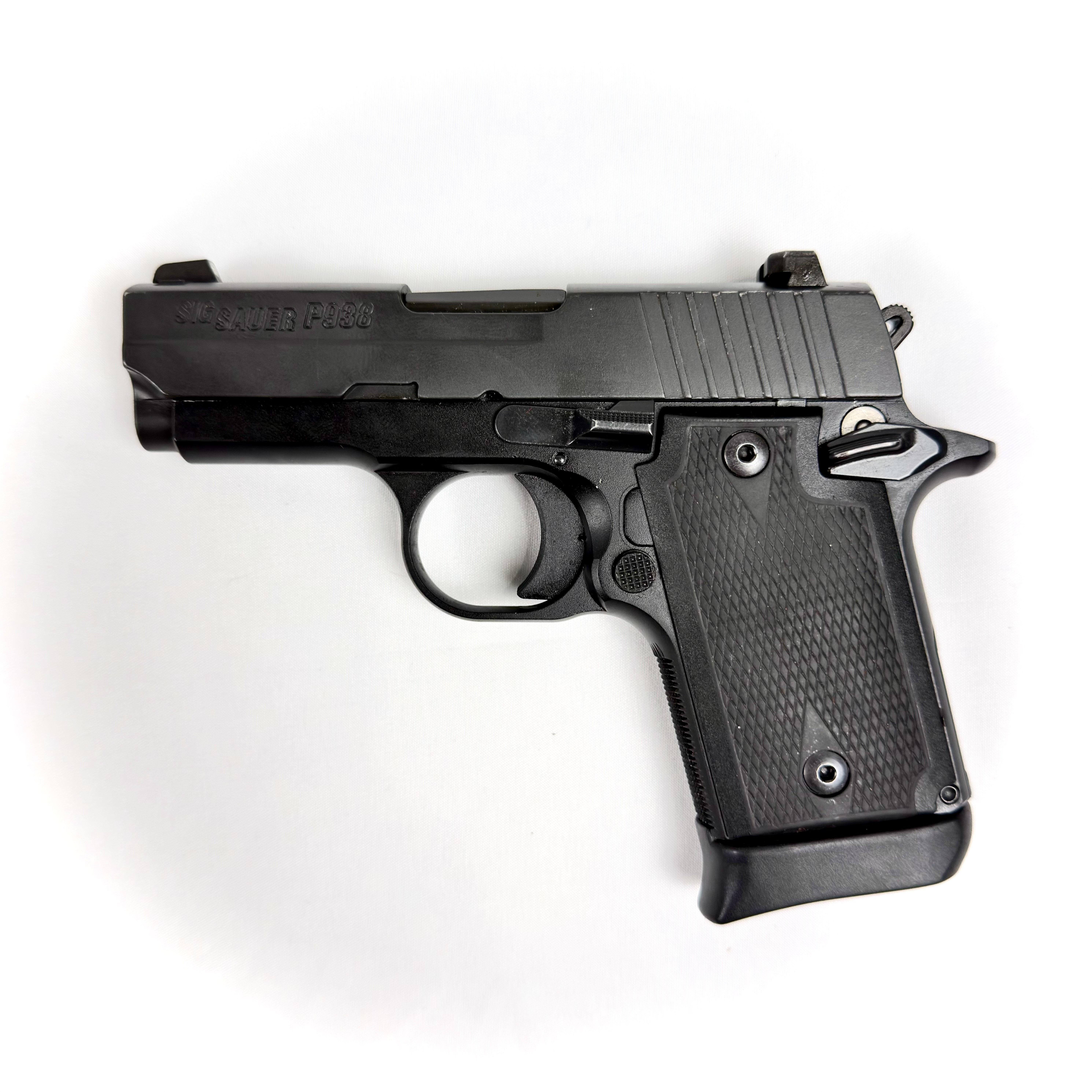 SIG SAUER P938, 9MM, 3", W/ ORIG BOX, 1MAG, HOLSTER, USED