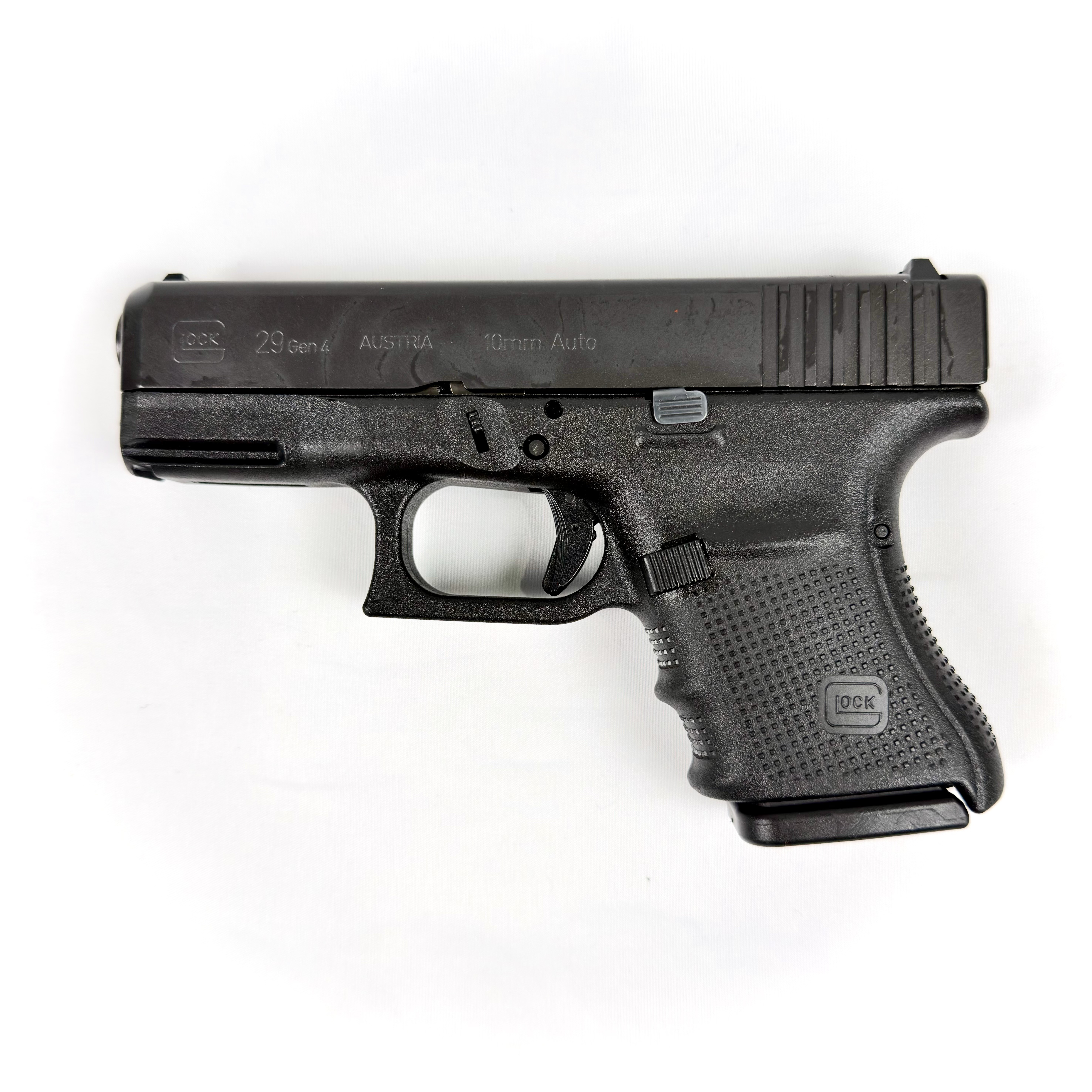 GLOCK 29GEN4, 10MM, 3.78", W/ 3MAGS, ORIG BOX, USED