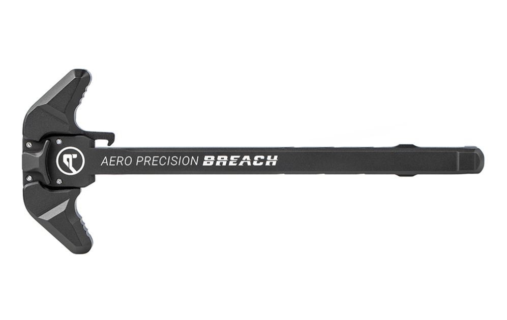 AERO CHARGING HANDLE, AR15 BREACH AMBI W/LARGE LEVER, BLACK AERO CHARGING HANDLE, AR15 BREACH AMBI W/LARGE LEVER, BLACK