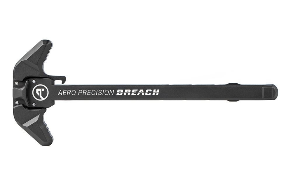 AERO CHARGING HANDLE, AR15 BREACH AMBI W/LARGE LEVER, BLACK