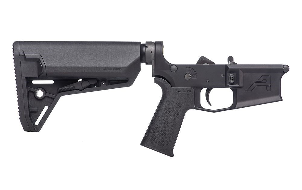 AERO M4E1 CMPLETE LWR BLK, MOE SL GRIP AND CARBINE STOCK