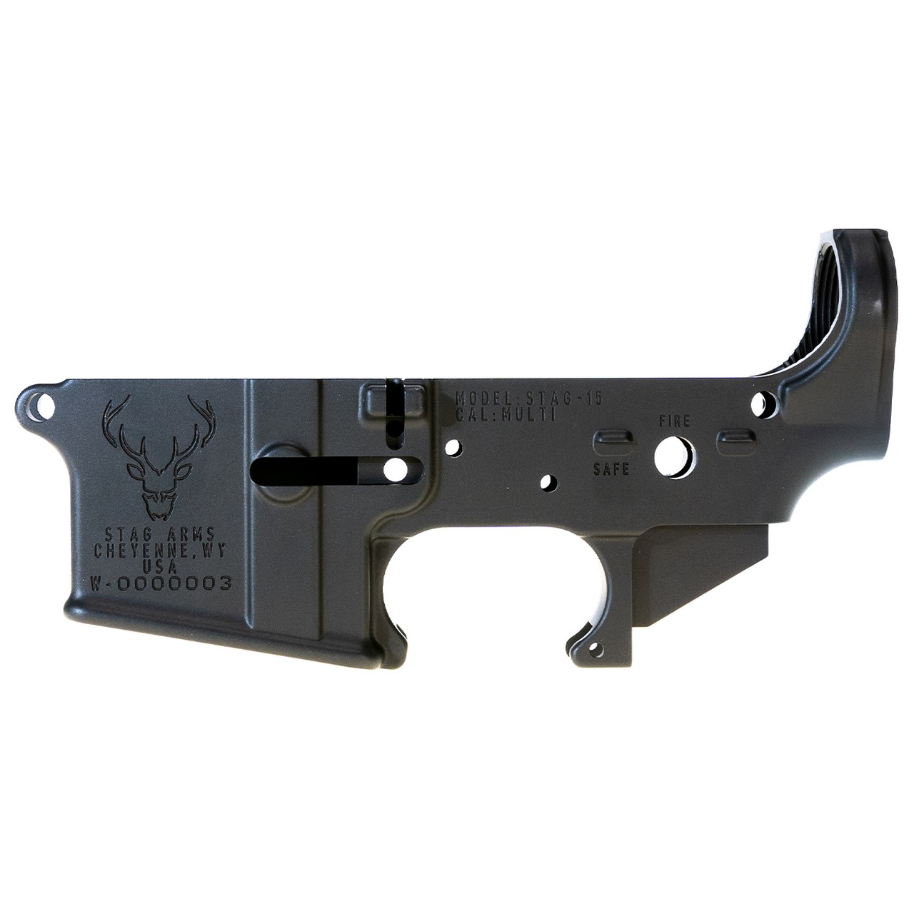 STAG ARMS RECEIVER, LOWER, BLUE, BLEMISHED