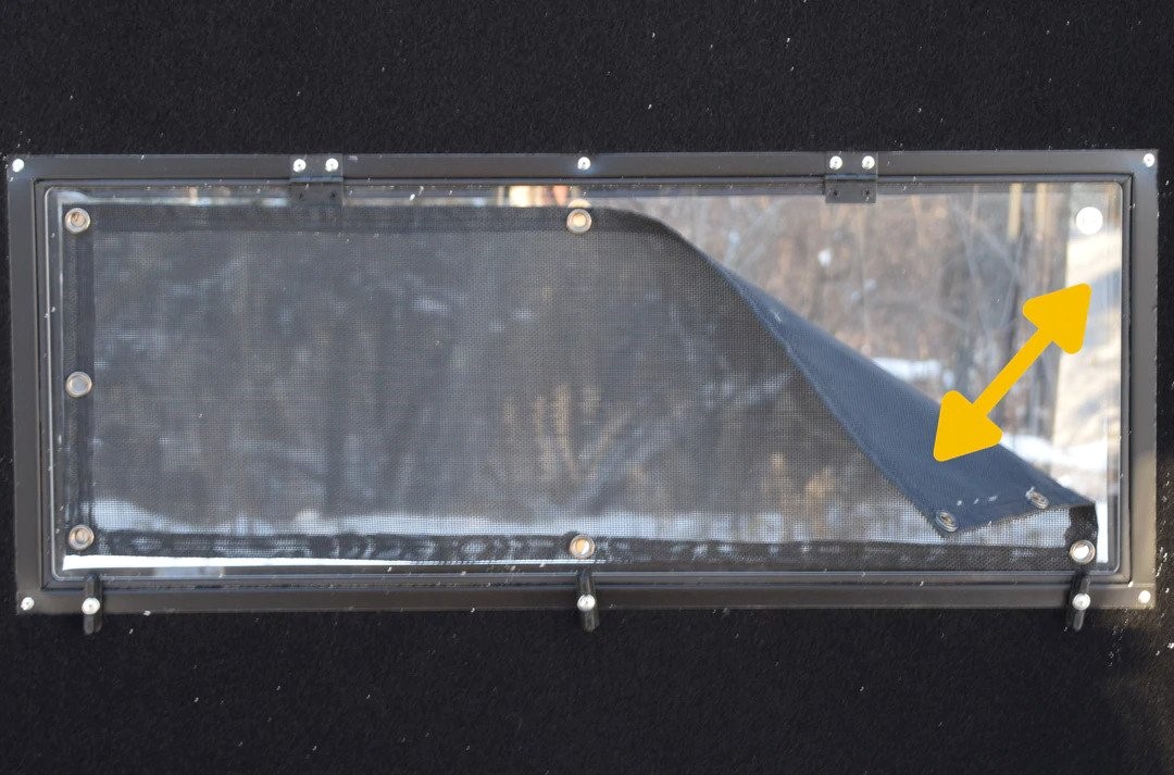 ORION HUNTING BLINDS MESH KIT, WINDOWS, BLK 4PK Shooters Sports