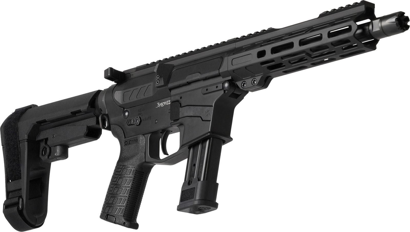 CMMG BANSHEE M17, 9MM, 8", ARMOR BLACK