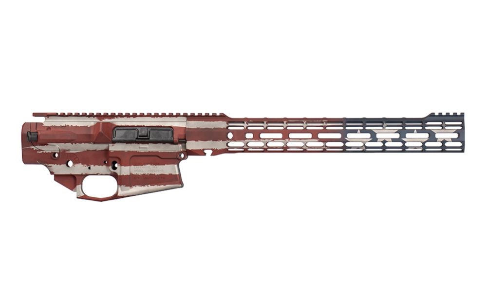 AERO PRECISION BUILDER SET, 308WIN, OLD GLORY CERAKOTE, 15" ATLAS S-ONE M-LOK HANDGUARD