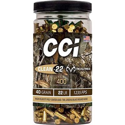 CCI CLEAN 22LR HV 40GR POLYCOAT, 400RDS